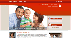 Desktop Screenshot of drshannonajohnson.com